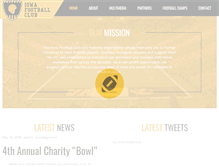 Tablet Screenshot of iowafootballclub.com